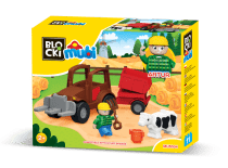 klocki blocki mubi wielkie przygody farma mu5004 traktor gospodarstwo farma krowa ciągnik